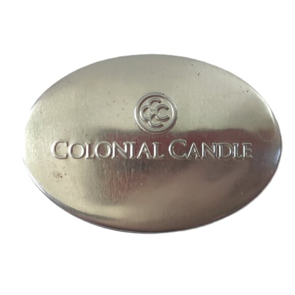 Colonial Candle Simply Vanilla Small Double Wick Candle in Tin Container New NWT - Picture 3 of 4